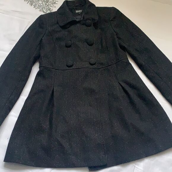 ⭐️SUZY Shier Wool Blend Sparkling Coat⭐️ - Picture 5 of 12